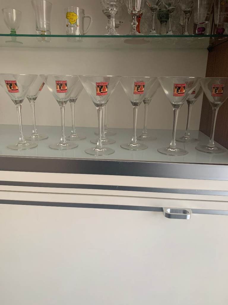 12 Grand Marnier Cocktail Glasses