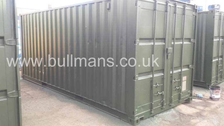 20ft Refurbished / Repainted Shipping Container – Steel Storage Unit – For Sale