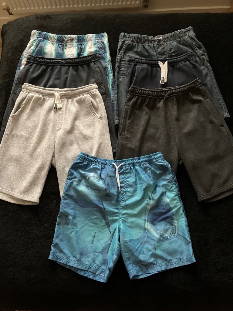 Boys Shorts x6 + Trunks (Next) Age 13 