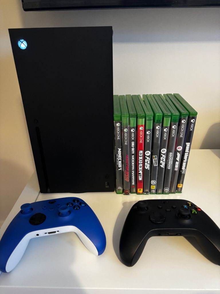 Xbox Series X Console Bundle with 2 Controllers and 10 Games