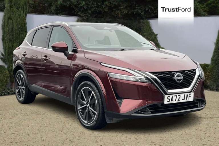2022 Nissan Qashqai 1.3 DiG-T MH 158 Tekna 5dr Xtronic HATCHBACK PETROL Semi Automatic