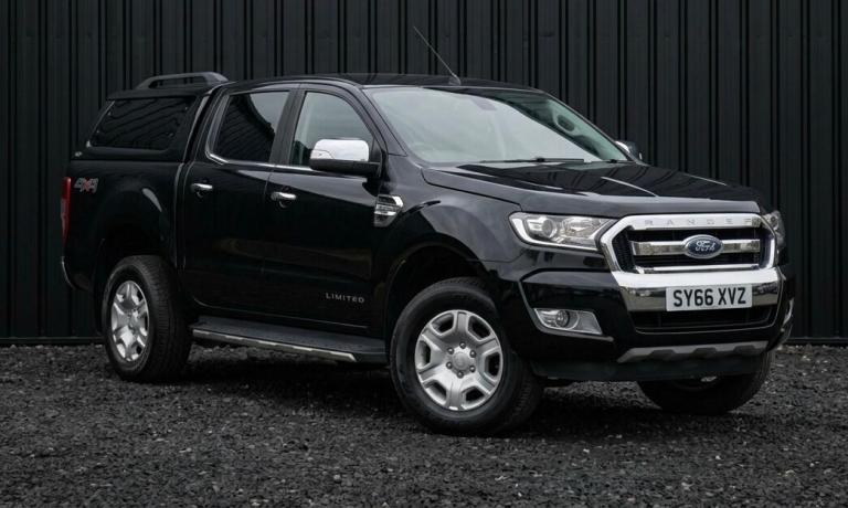 2016 [66] FORD RANGER 2.2 TDCI LIMITED [150] DOUBLE CAB 4WD BLACK MANUAL ULEZ