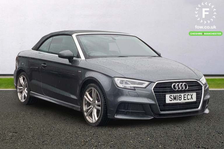 2018 Audi A3 1.5 TFSI S Line 2dr Convertible PETROL Manual