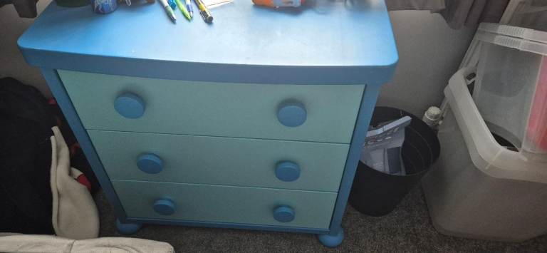 princess polly baby blue dress Blue ikea drawers | Other Bedroom Dressers & Chests For Sale