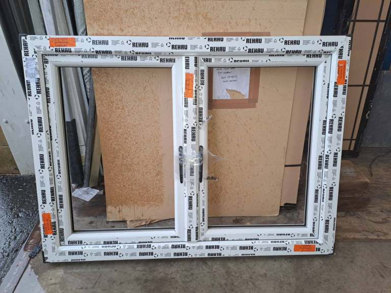 Rehau White French Window - New with Warranty