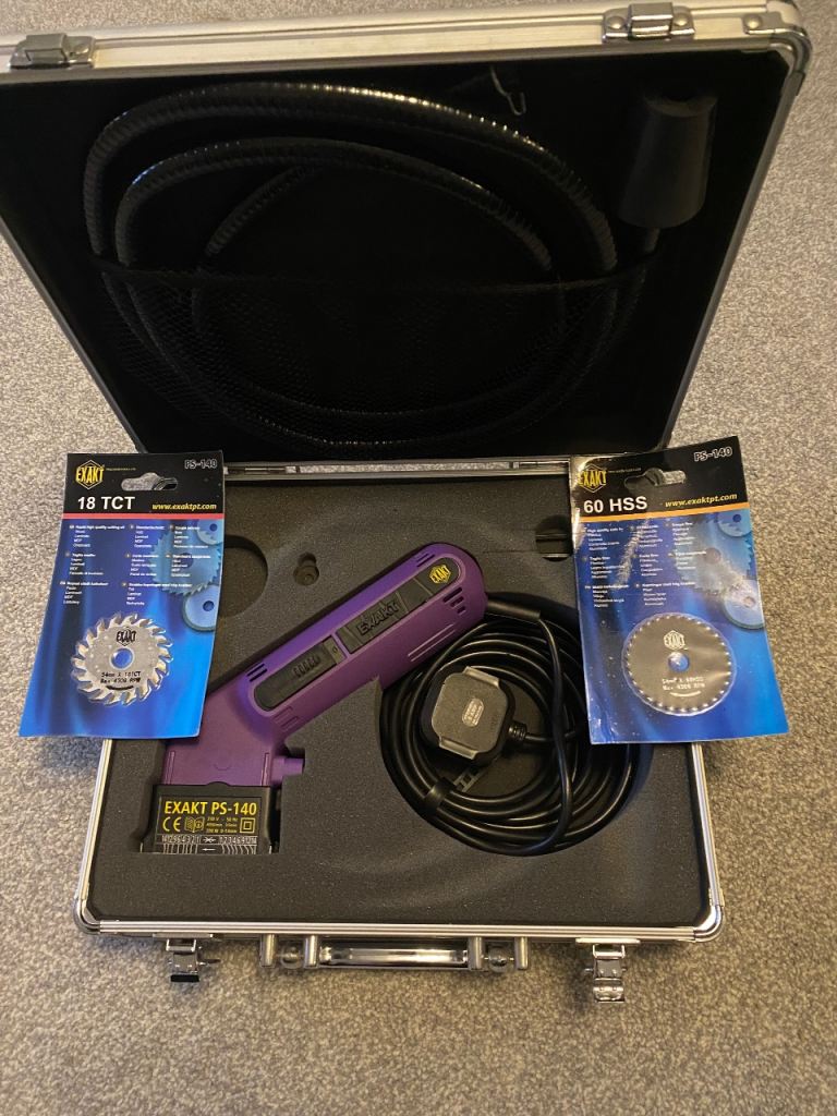 Exakt ps-140 Precision Saw with Hard Carrying Case Small Circular Saw