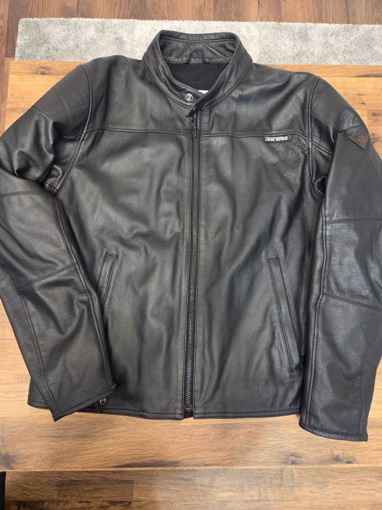Dainese Mens Leather Motorcycle Jacket