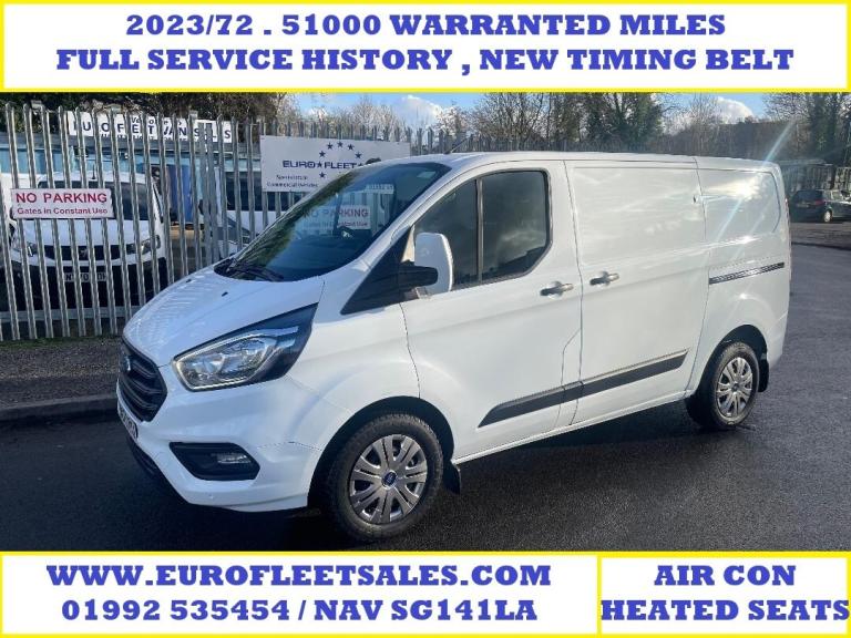 2023 Ford Transit Custom 2.0 EcoBlue 130ps Low Roof Trend Van Auto PANEL VAN Diesel Automatic