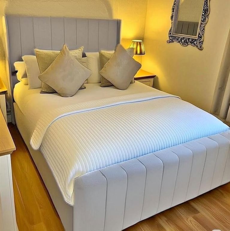 image for Double Bed With Quality Mattress And Free Home Delivery Inbox For Price