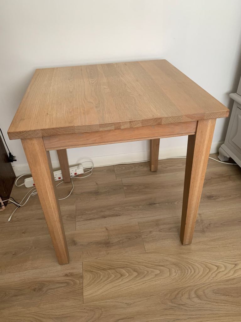 Neptune solid oak wood Kitchen dining lounge small table / desk / writing table