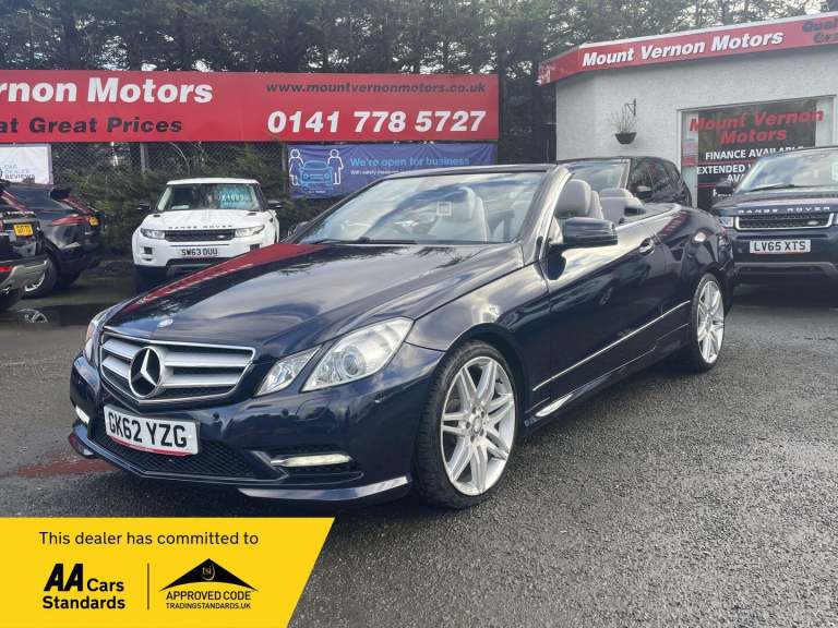 2012 Mercedes-Benz E Class E350 CDI BlueEFFICIENCY [265] Sport 2dr Tip Auto CONVERTIBLE DIESEL Au...