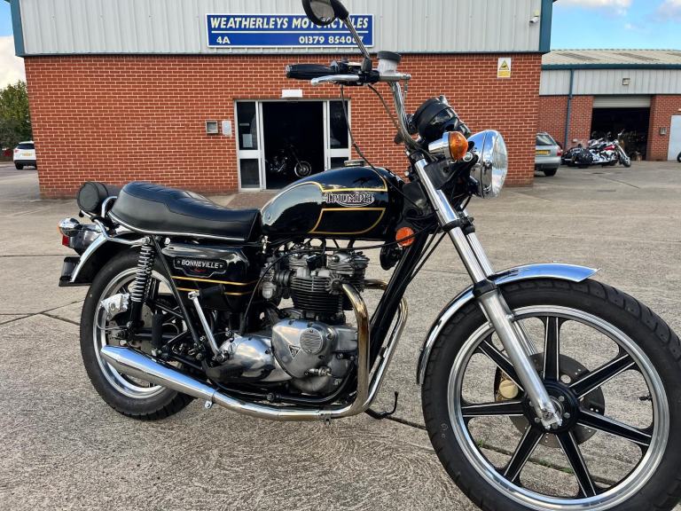 Triumph Bonneville T140D IMPORT FROM USA FULL RESTORATION IN UK @ GREAT EXSPENCE