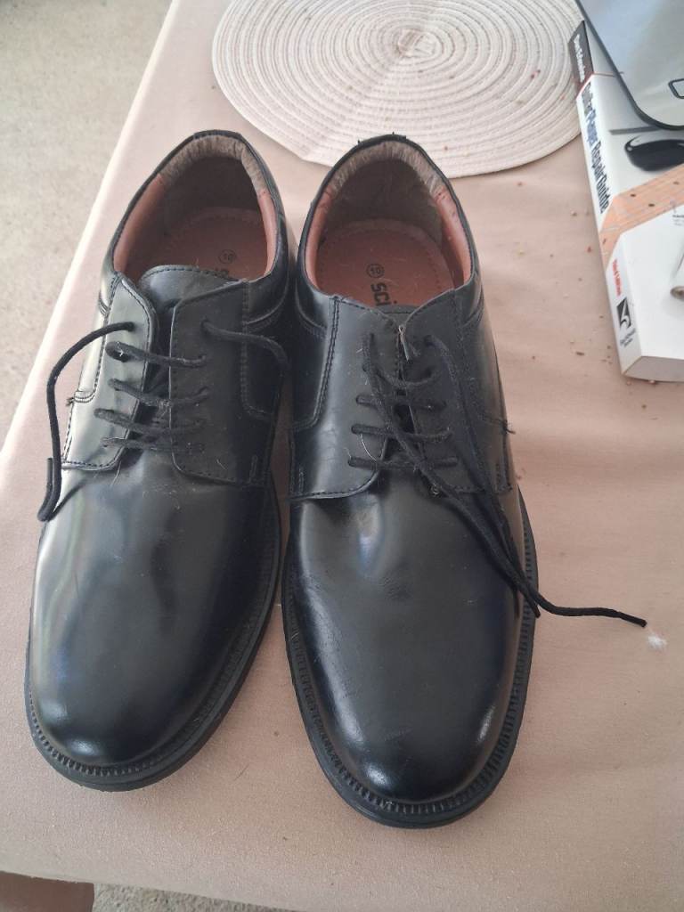 Scimitar Black Formal Shoes - Size 10, As Good As New