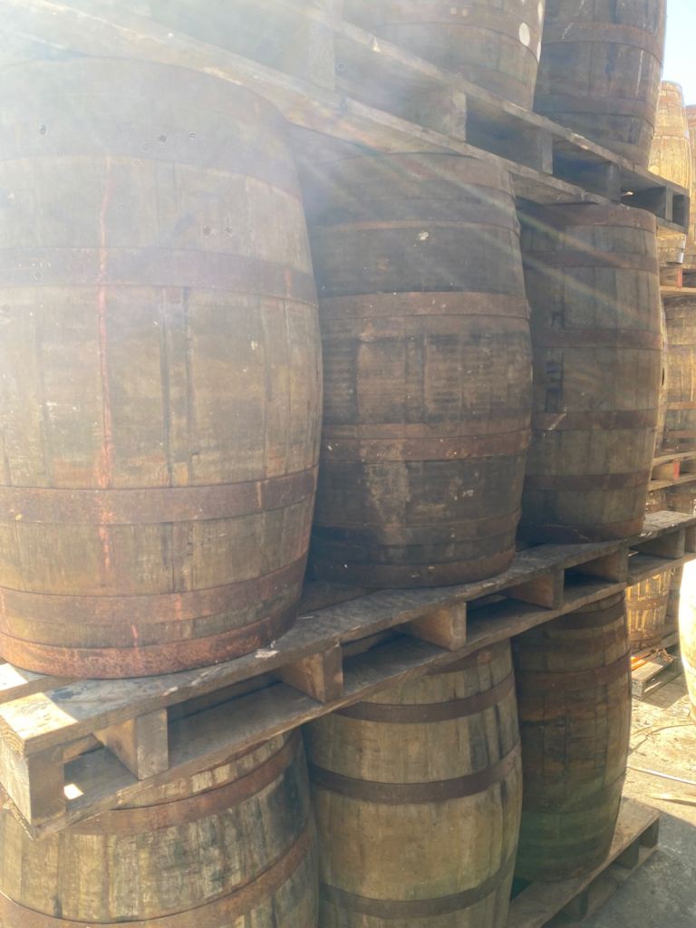 Whiskey barrels 