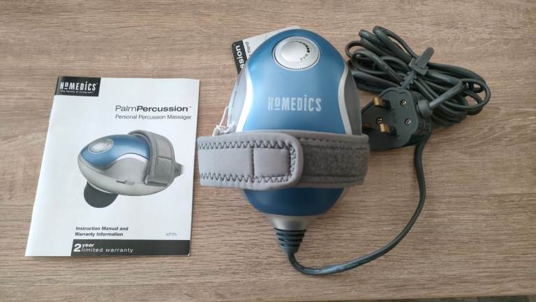 HoMedics Palm Percussion Massager – Blue, As Good As New