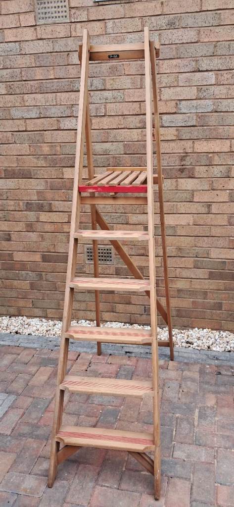 Sturdy Wooden Stepladder – Good Condition