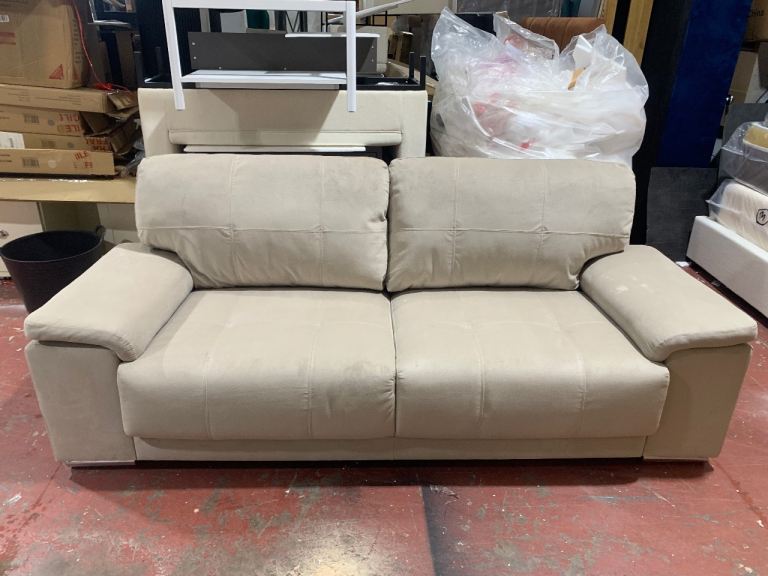 Cream 2-Seater Sofa - Brand new