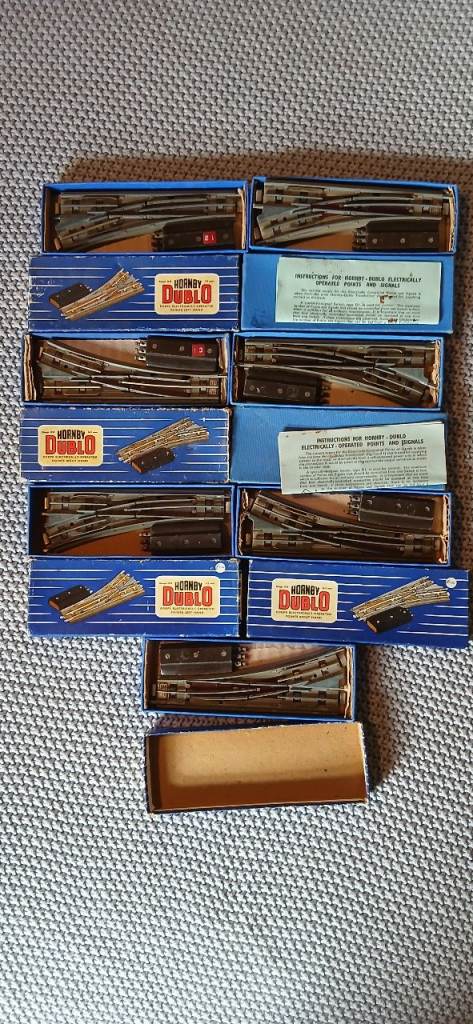 Hornby Dublo EODPR Right/Left Handed Turns