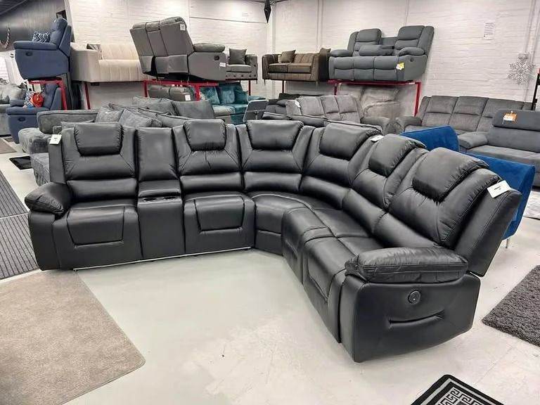 🚛Luxury Sofa Roma Recliner 3+2 & Corner Sofa Set ❤️Get 25% OFF Limited Time😘Order Now