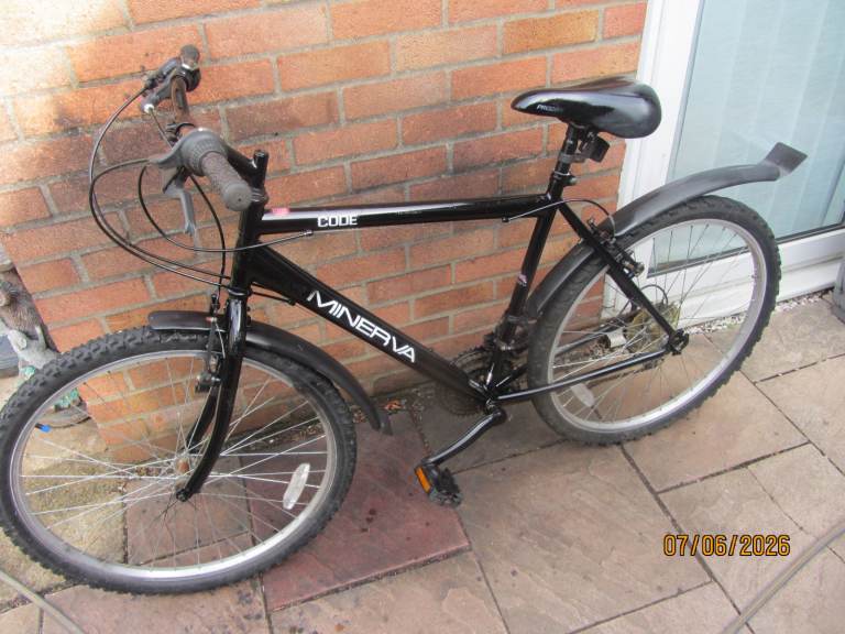 mens 18 speed minerva code mountain bike with 20inch frame  £45