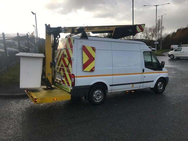 Ford Transit 2.2TDCi 350 MWB VERSA LIFT 36LF 13.5M CHERRY PICKER 3.5T £19950.00