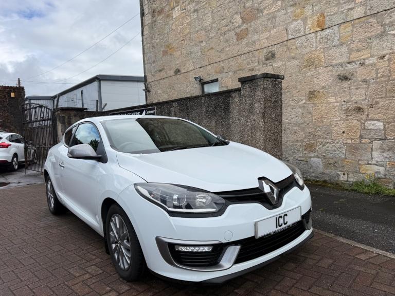 64 RENAULT MEGANE KNIGHT EDITION 1.5 DCI COUPE 3DR WHITE GT BODYKIT 49801 MLS