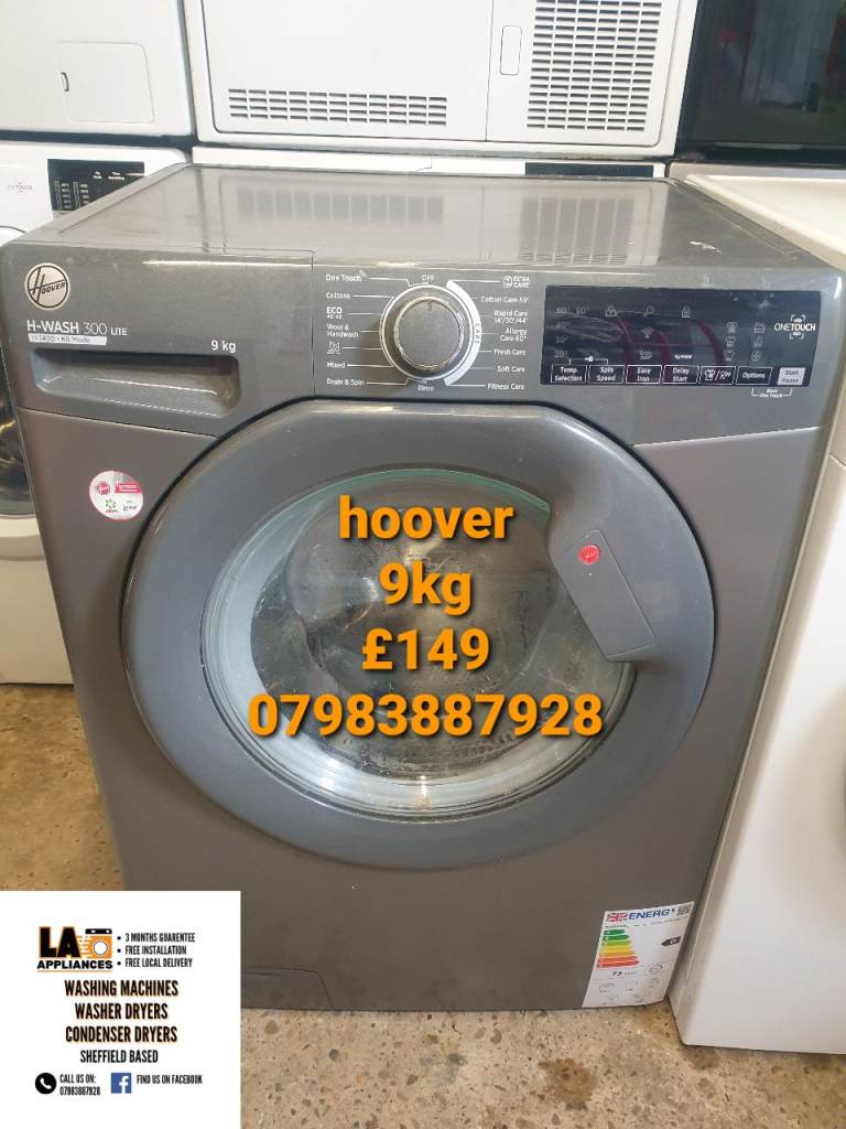Washing machine hoover 9kg 