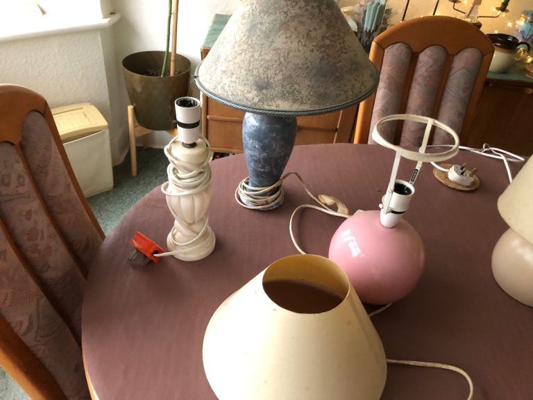 Job lot lamps DIY Project