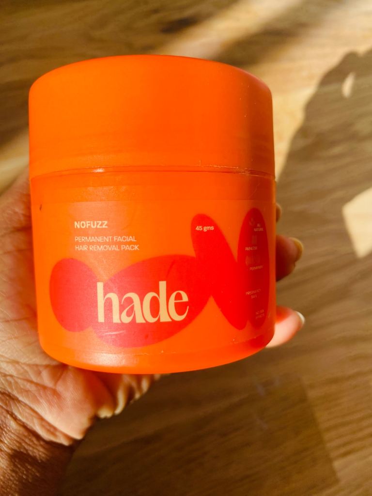 the hade permanent facial hair removal pack