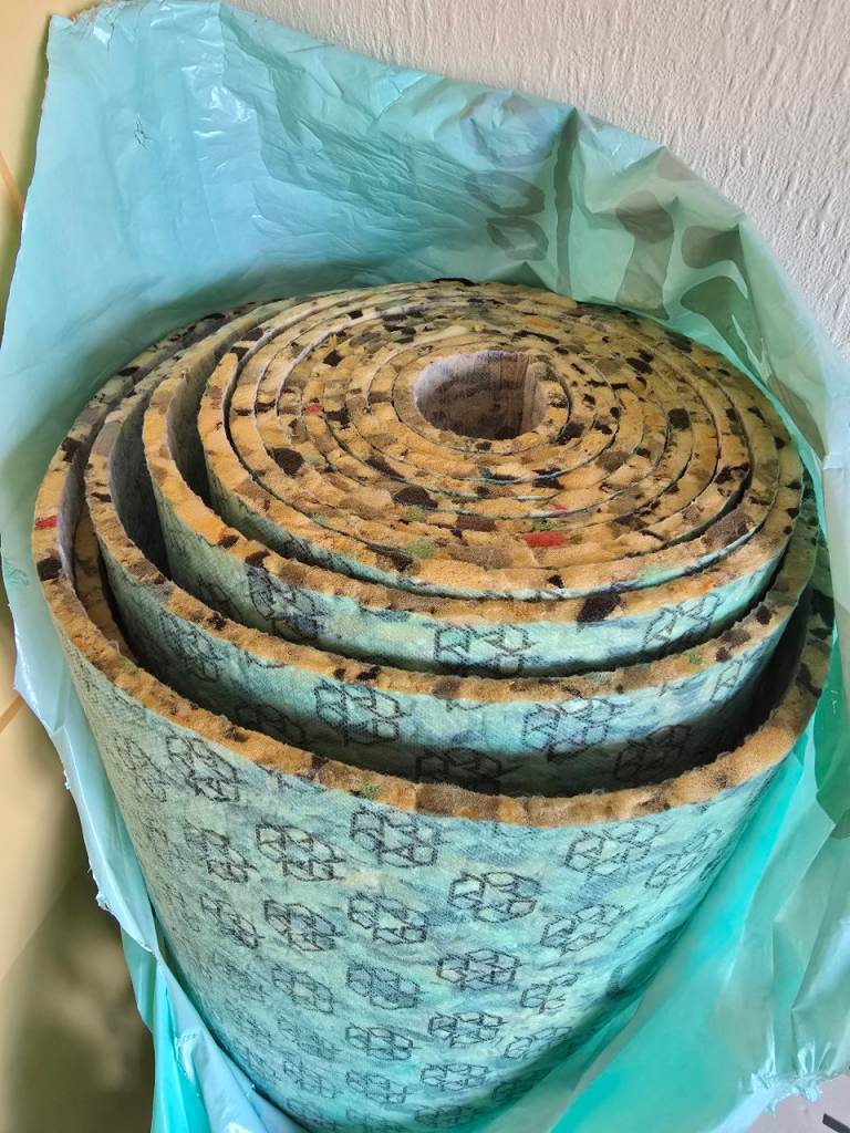 Carpet Underlay Roll – PU Foam (Chip Foam)