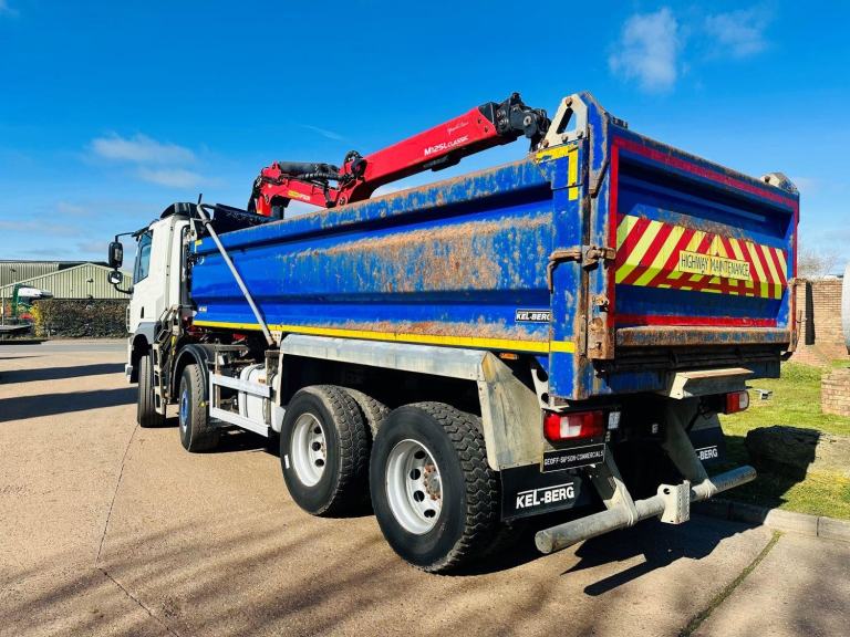 2019 DAF CF 450 8X4 TIPPER GRAB, EPSILON M125 CRANE, SLEEPER CAB