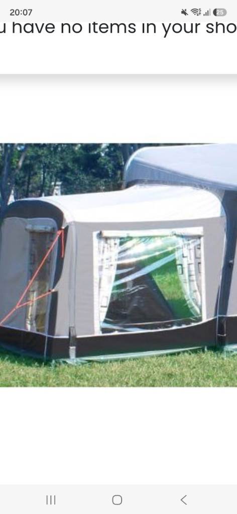 Camping awning annex  / Tent Extension - Grey, Good Condition