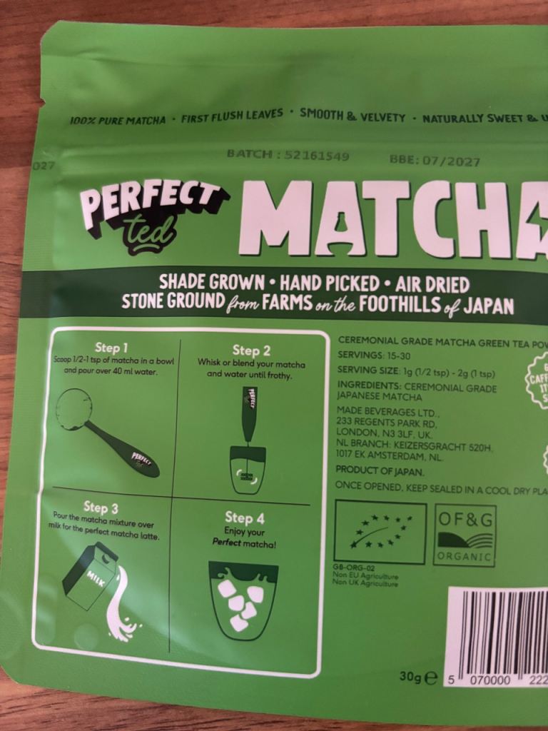 Matcha organic Japanese Tea 