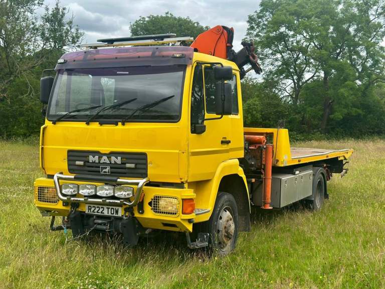 2003 MAN M2000 4X4 TILT&SLIDE CRANE SPEC LIFT VERY RARE NA Diesel Manual