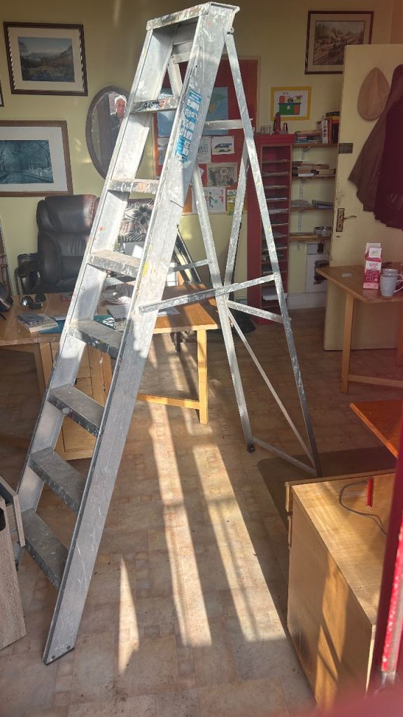 6 foot aluminium step ladder 