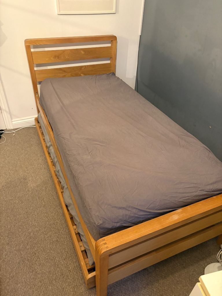 Hip Hop 3 in 1 Wooden Trundle Bed Frame