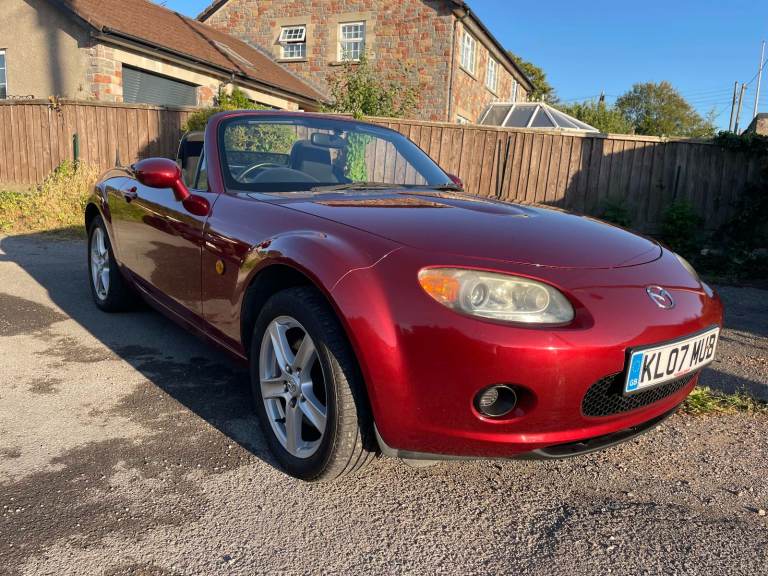 2007 Mazda MX5 Convertible 1.8 5 speed Manual Copper Red 44k miles CAT N