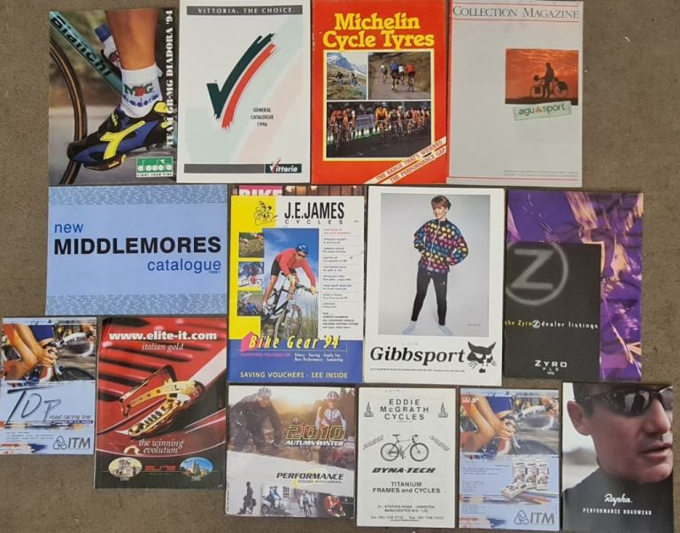 JOB OT OF 14 CYCLING PRODUCT BROCHURES