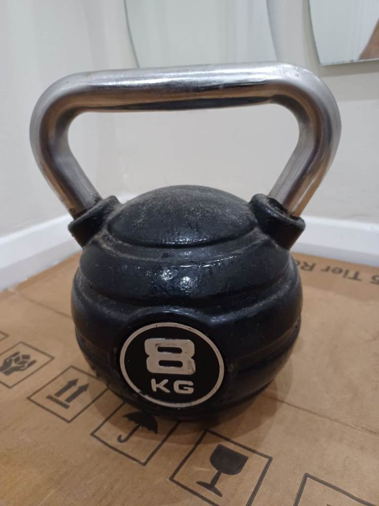 8KG CAST IRON WEIGHTS KETTLEBELLS