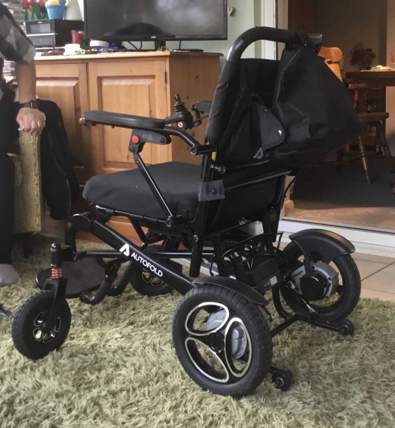 Devilbiss electric fold down wheelchair 