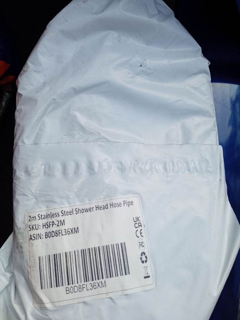 2m stainless steel shower hose 