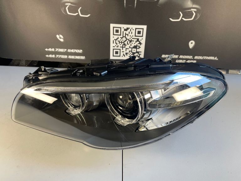 BMW 5 SERIES F10 XENON ADAPTIVE COMPLETE PASSENGER SIDE HEADLIGHT 2013-2017 GENUINE OEM