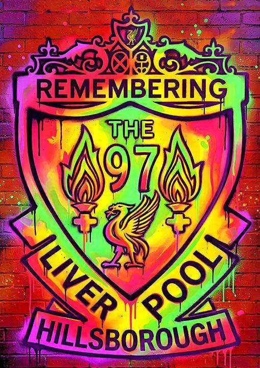 A2 Graffiti printed artwork 'Remembering 97'
