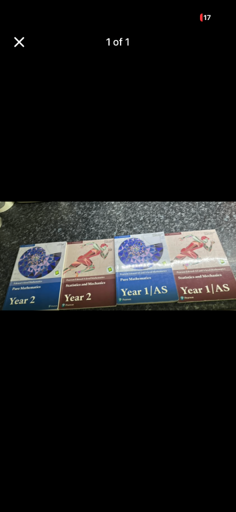 A-Level Maths Revision Guides Year 1/AS & Year 2 – Good Condition