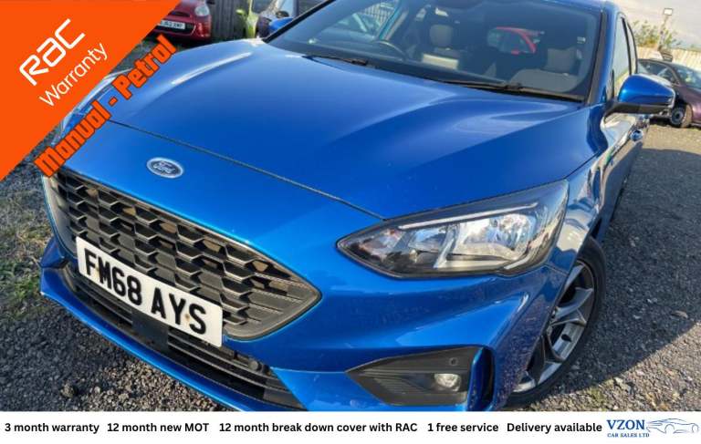 2019 Ford Focus 1.0T EcoBoost ST-Line Hatchback 5dr Petrol Manual Euro 6 (s/s)