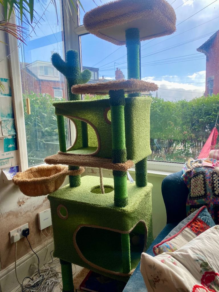 Tall Cactus Cat Tree in Excellent Condition - Hardly Used
