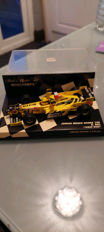 NEW Minichamps Jordan Mugen Honda 198 D.Hill 