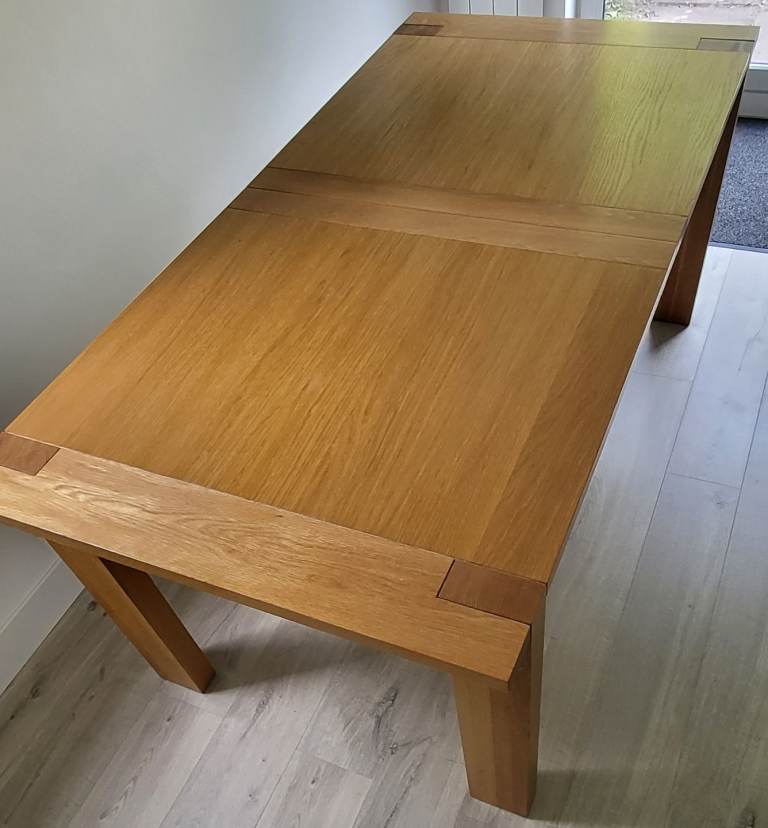 M&S sonoma oak dining table 