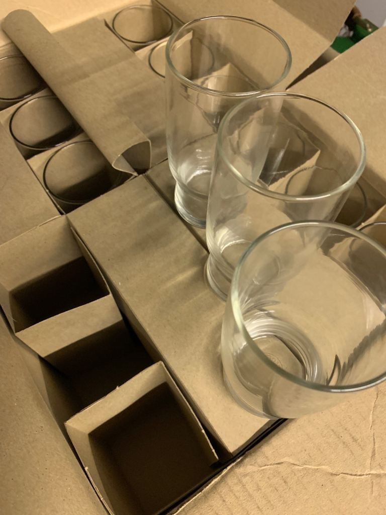 24 Arcoroc Drinking Glasses / Tumblers
