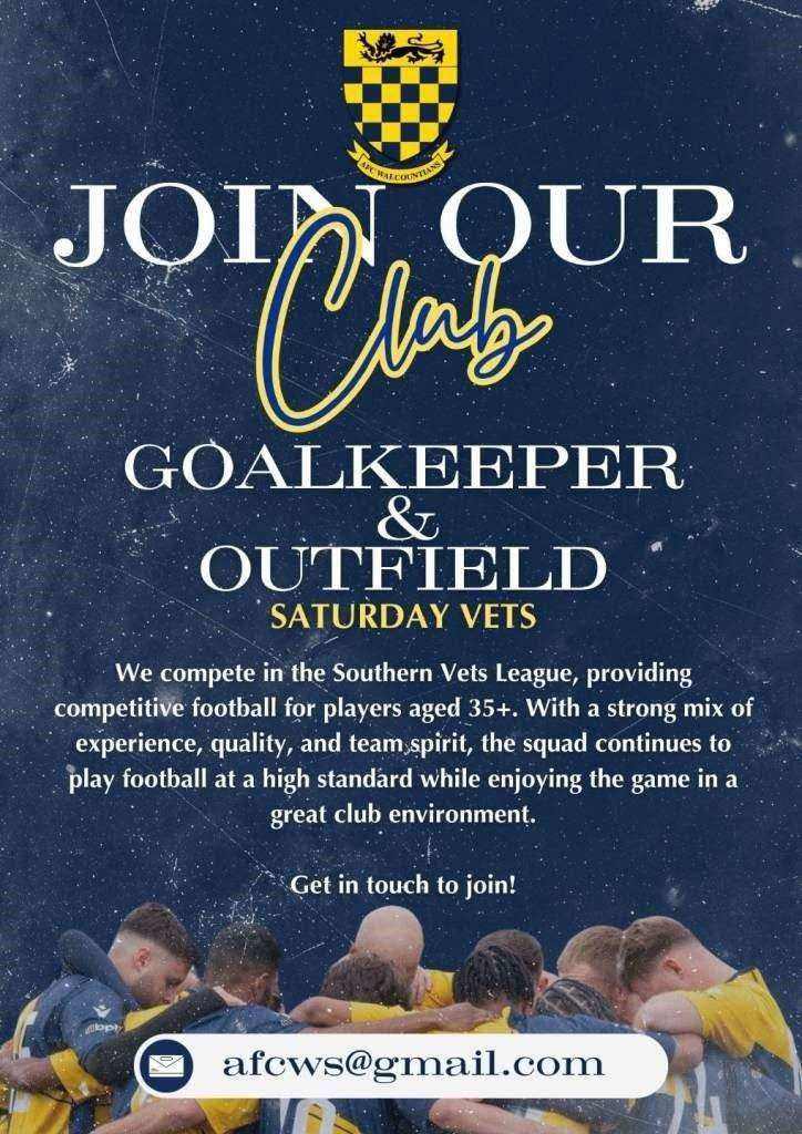 Football Players Wanted - Vets (35+)